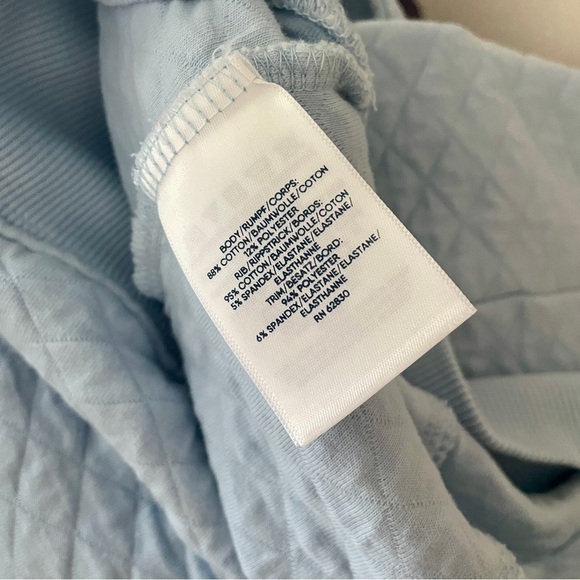 Lands’ End Quilted Baby Blue Pullover Large 42-44 - Picture 10 of 10